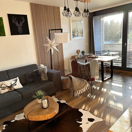 U Jelena Harrachov - Rodinny Apartman U Lesa S Garazi Esterno foto