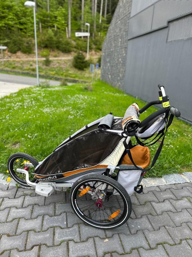 U Jelena Harrachov - Rodinny Apartman U Lesa S Garazi Esterno foto